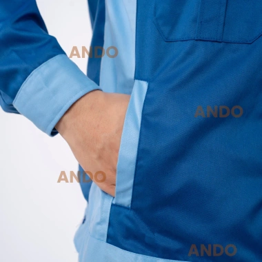 Quần áo bảo hộ lao động Ando AD26 xanh Giá ưu đãi 120.000₫ bền an toàn 6