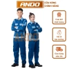 Quần áo bảo hộ lao động Ando AD26 xanh - Giá ưu đãi 160.000 VNĐ, chất liệu bền, an toàn cho công nhân