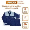 Quần áo bảo hộ lao động Ando - Cả bộ phối màu vải kaki 3/1, may kỹ, giá 190.000₫ 4