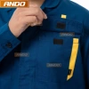 Quần áo bảo hộ lao động Ando PR01 cổ bẻ xanh, vải pangrim cao cấp - Giá chỉ 139.000đ 5