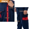Quần áo bảo hộ lao động Ando PR02 - Tím than, vải pangrim, chỉ 180.000₫ 5