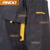 Quần áo bảo hộ lao động Ando PR03 màu chì - Vải pangrim cao cấp không xù, giảm giá 180.000₫ 4