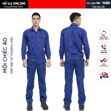 Quần áo bảo hộ lao động đồng phục DN09 vải kaki 3/1 dày dặn - 185.000₫ 3 Quần áo bảo hộ lao động đồng phục DN09 vải kaki 3/1 dày dặn - 185.000₫ 3
