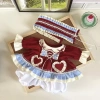 Quần áo bé 40cm Cotton Gothic Berry Ichiban – Đồ trẻ em rượu vang đỏ, dễ thương, 150k 9