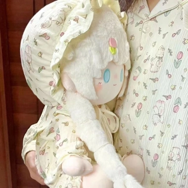 Quần áo bé 40cm Siêu Dễ Thương, Bộ Đồ Ngủ Cotton Lullaby Ichiban Mùa Xuân Búp Bê 2 Quần áo bé 40cm Siêu Dễ Thương, Bộ Đồ Ngủ Cotton Lullaby Ichiban Mùa Xuân Búp Bê 2
