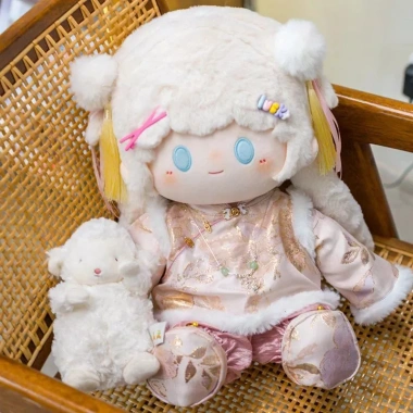 Quần áo bé lông cừu Huayue Trung Hoa 40cm, cotton mềm, giá 167k, miễn phí vận chuyển