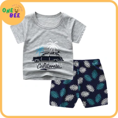 Quần Áo Bé Trai Cotton Mềm Mại, Thoáng Mát 6 Tháng-6 Tuổi - Giá 90k