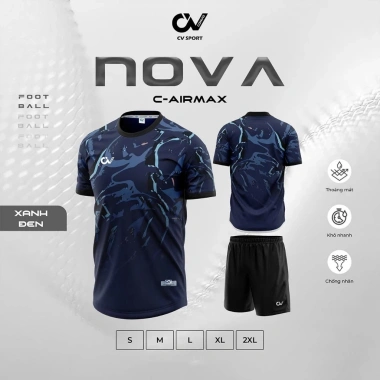 Quần Áo Bóng Đá Nam Nữ CV Nova – Vải Thoáng Mát, Co Giãn, Thấm Hút Mồ Hôi, 195k 3