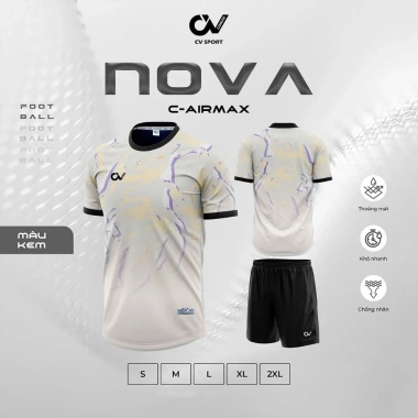 Quần Áo Bóng Đá Nam Nữ CV Nova – Vải Thoáng Mát, Co Giãn, Thấm Hút Mồ Hôi, 195k 4