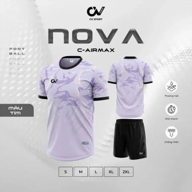 Quần Áo Bóng Đá Nam Nữ CV Nova – Vải Thoáng Mát, Co Giãn, Thấm Hút Mồ Hôi, 195k 6
