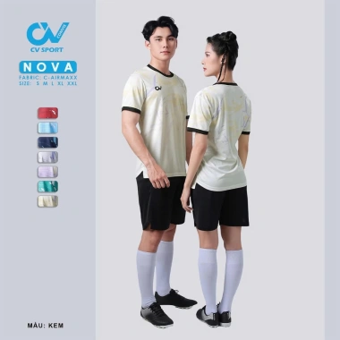 Quần Áo Bóng Đá Nam Nữ CV Nova – Vải Thoáng Mát, Co Giãn, Thấm Hút Mồ Hôi, 195k 9