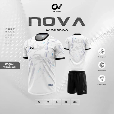 Quần Áo Bóng Đá Nam Nữ CV Nova – Vải Thoáng Mát, Co Giãn, Thấm Hút Mồ Hôi, 195k 10