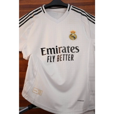 Quần áo bóng đá Real Madrid sân nhà 24-25 - Áo trắng vải mè Thái Caro 211k 7 Quần áo bóng đá Real Madrid sân nhà 24-25 - Áo trắng vải mè Thái Caro 211k 7