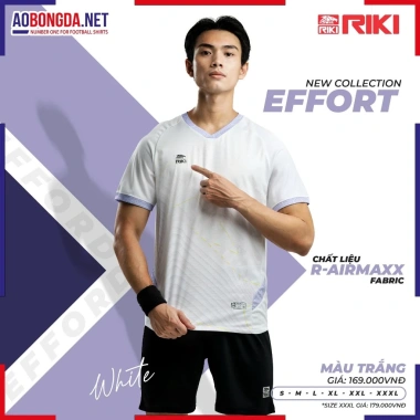 Quần Áo Bóng Đá Riki BD02 Effort - Bộ Đồ Đá Banh Thiết Kế Độc Đáo, Vải R-airmaxx Cao Cấp, Thoáng Mát, Giá 200k