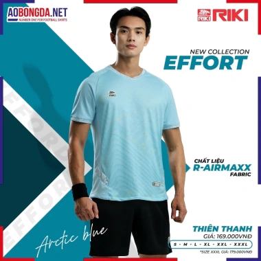 Quần Áo Bóng Đá Riki BD02 Effort - Bộ Đồ Đá Banh Thiết Kế Độc Đáo, Vải R-airmaxx Cao Cấp, Thoáng Mát, Giá 200k