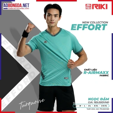 Quần Áo Bóng Đá Riki BD02 Effort - Bộ Đồ Đá Banh Thiết Kế Độc Đáo, Vải R-airmaxx Cao Cấp, Thoáng Mát, Giá 200k