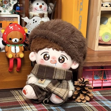 Quần áo búp bê Cotton 10-20cm Nam Nữ - Bộ đồ sang trọng mùa đông cho trẻ em