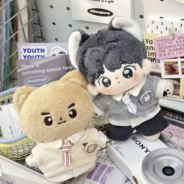 Quần Áo Búp Bê Cotton 10cm Giá Rẻ, Đồng Phục Học Tập, Miễn Phí Vận Chuyển