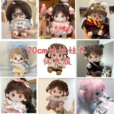 Quần Áo Búp Bê Cotton 20cm Dễ Thương cho Bé Gái Trang Phục Humanoid Quà Tặng 72.743 VND