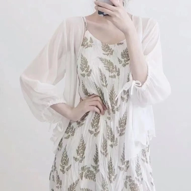 Quần áo chống nắng nữ Dòng Chảy Mỏng, nhẹ phù hợp Cardigan NDTG, giá 75.600₫