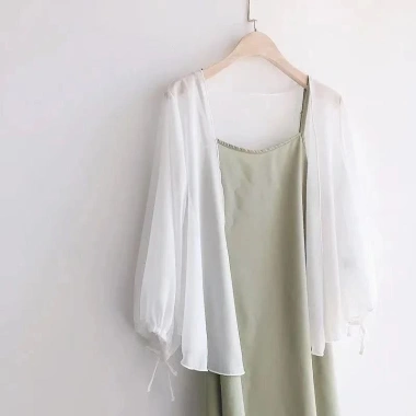 Quần áo chống nắng nữ Dòng Chảy Mỏng, nhẹ phù hợp Cardigan NDTG, giá 75.600₫
