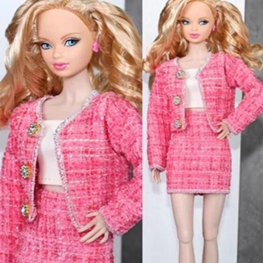 Quần áo công chúa búp bê CORSAKI - Áo khoác 11,5 inch, Quần jean 30cm, phụ kiện DIY, 49.500₫ 4