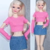 Quần áo công chúa búp bê CORSAKI - Áo khoác 11,5 inch, Quần jean 30cm, phụ kiện DIY, 49.500₫ 5