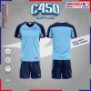 Quần Áo Đá Banh C450 Không Logo - Vải mềm thoáng, thấm hút tốt, co dãn đa chiều, chỉ 180.000 5