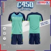 Quần Áo Đá Banh C450 Không Logo - Vải mềm thoáng, thấm hút tốt, co dãn đa chiều, chỉ 180.000 6