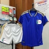 Quần áo đá bóng đội tuyển Ý World Cup 2.026 - Vải mè Thái caro, co giãn 4 chiều, thoáng mát, thấm hút, chỉ 220k