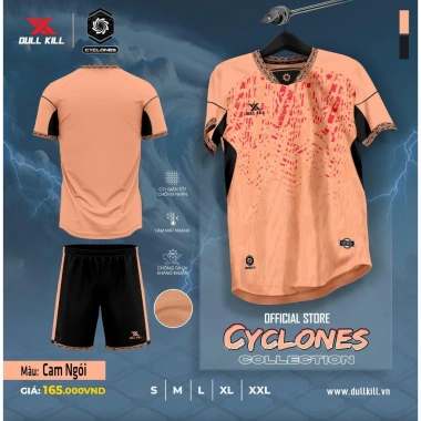 Quần áo đá bóng DullKill Cyclones không logo, vải mè cao cấp không nhăn, giá chỉ 180.000đ 8
