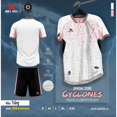 Quần áo đá bóng DullKill Cyclones không logo, vải mè cao cấp không nhăn, giá chỉ 180.000đ 9