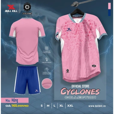 Quần áo đá bóng DullKill Cyclones không logo, vải mè cao cấp không nhăn, giá chỉ 180.000đ 10