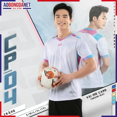 Quần Áo Đá Bóng Nam Nữ CP 04 Không Logo - Áo Vải Mè Thoáng Mát, Thấm Mồ Hôi, Giá 247k 4