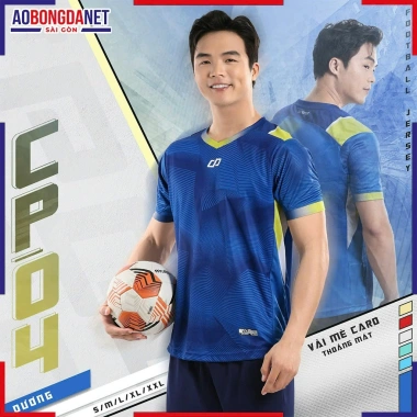 Quần Áo Đá Bóng Nam Nữ CP 04 Không Logo - Áo Vải Mè Thoáng Mát, Thấm Mồ Hôi, Giá 247k 8