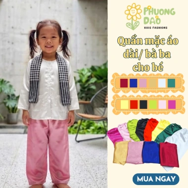 Quần áo dài trẻ em phi bóng - Giá 50.000đ, giảm mạnh, thoáng mát, thời trang