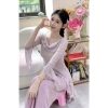 Quần áo khiêu vũ cổ xoay bướm - Top vũ hiện đại, gạc nhẹ, hỗ trợ thực hành cơ thể - Giá ưu đãi 193.320₫