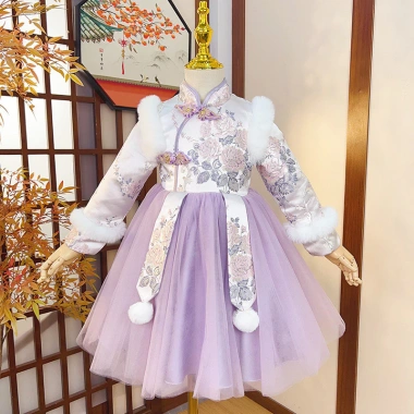 Quần Áo Mùa Đông Bé Gái 2.025 – Hanfu Trung Hoa, Phong Cách Tết, Giá 238.294₫ 5