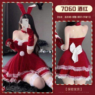 Quần áo năm mới giao hàng nhanh cosplay Giáng sinh thỏ và tuần lộc cho nữ đồng phục giá ưu đãi 6 Quần áo năm mới giao hàng nhanh cosplay Giáng sinh thỏ và tuần lộc cho nữ đồng phục giá ưu đãi 6