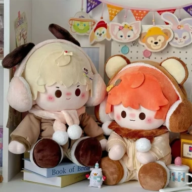 Quần Áo Trẻ Em Cotton Dày 40cm Mùa Đông Búp Bê Ngồi Đi Chơi, Miễn Phí Vận Chuyển