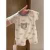 Quần Áo Trẻ Sơ Sinh Cotton Nguyên Chất - Áo Liền Quần Tay Ngắn Đánh Giá 5.21, Giá 195k 4
