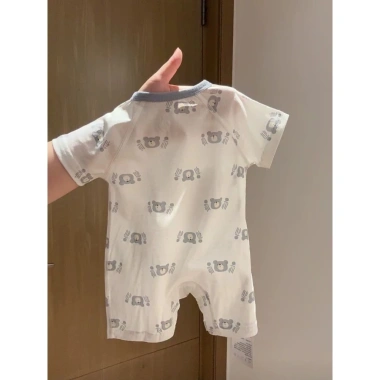 Quần Áo Trẻ Sơ Sinh Cotton Nguyên Chất - Áo Liền Quần Tay Ngắn Đánh Giá 5.21, Giá 195k 5
