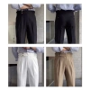 Quần Âu Baggy Nam Cạp Cao Premium - Dáng Lửng Hàn Thời Trang, Giá chỉ 250.000₫ 5