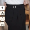 Quần Âu Cạp Cao 2 Ly Chất Liệu Chéo 81 Cao Cấp - May Kĩ, Bo và Bọc Viền, Giá Ưu Đãi 279.000đ 8