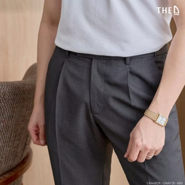 Quần âu CKA43CP Hidden Expandable Waist Regular 29‑34 Xám Giá 650k