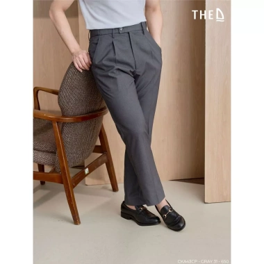 Quần âu CKA43CP Hidden Expandable Waist Regular 29‑34 Xám Giá 650k
