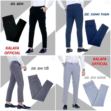 Quần Âu Công Sở Nam Dáng Hàn Quốc Ống Đứng Giãn Cao Cấp Thoáng Mát Giá 199.999 VND Giá Gốc 245.999 VND
