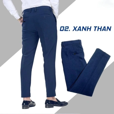 Quần Âu Công Sở Nam Dáng Hàn Quốc Ống Đứng Giãn Cao Cấp Thoáng Mát Giá 199.999 VND Giá Gốc 245.999 VND