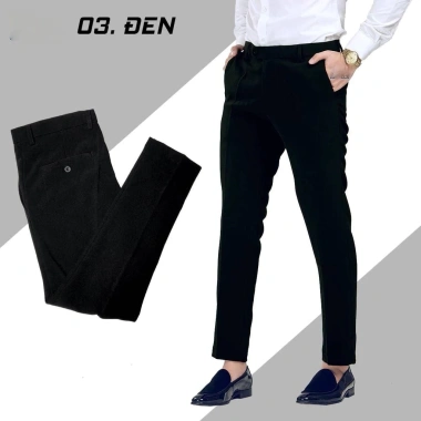 Quần Âu Công Sở Nam Dáng Hàn Quốc Ống Đứng Giãn Cao Cấp Thoáng Mát Giá 199.999 VND Giá Gốc 245.999 VND
