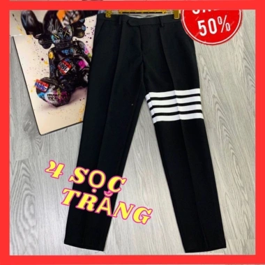 Quần âu nam 4 sọc thom-e, dsq, amiri 4 khóa - boy phố, công sở, giá ưu đãi 109k 5